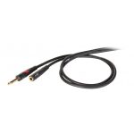 CABLE PROEL DHG565LU5 FEMALE 6,3 ST BK 5M