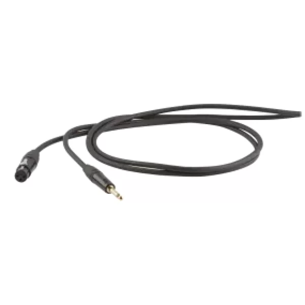 CABLE PROEL DHS200LU10 DH.UNB.CABLE.3P.XLR.F.6.3.MN.BK.10.M